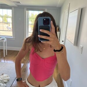 Princess Polly Pink Corset Top